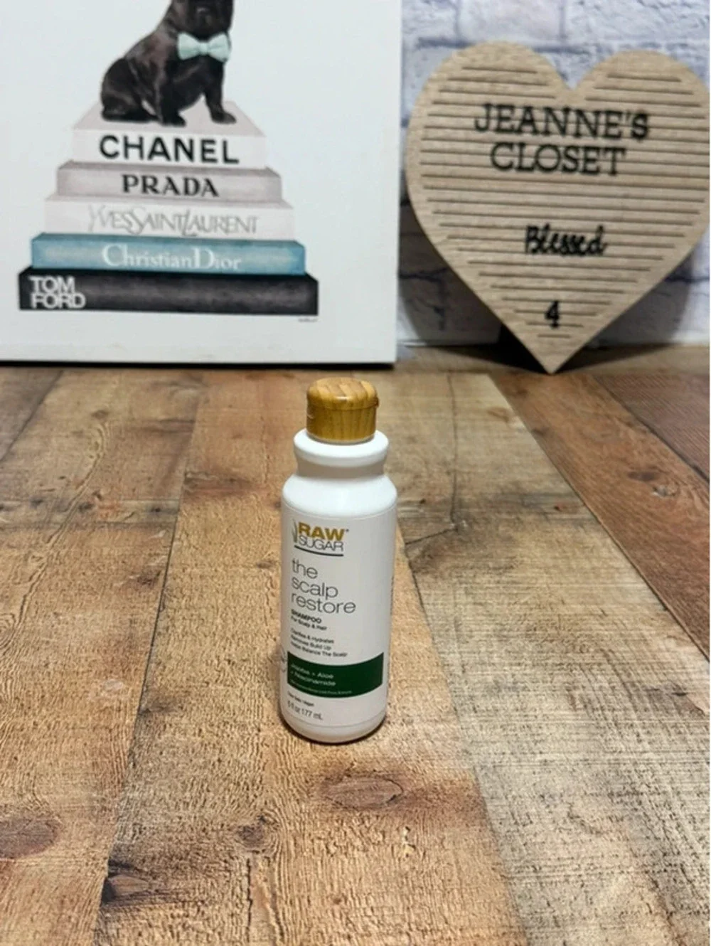 Raw Sugar the Scalp Restore shampoo Jojoba + Aloe + Niacinamide